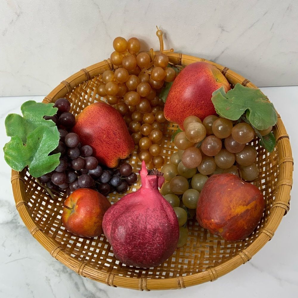 VINTAGE faux fruit lot